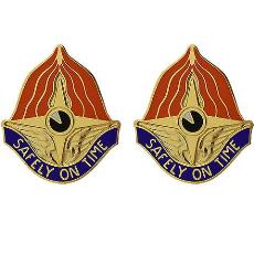 109th Aviation Battalion Unit Crest (Safely on Time)